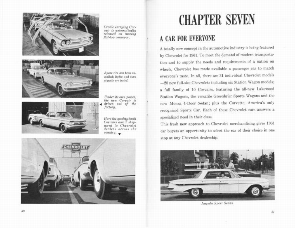 The Chevrolet Story - Published 1961 Page 29